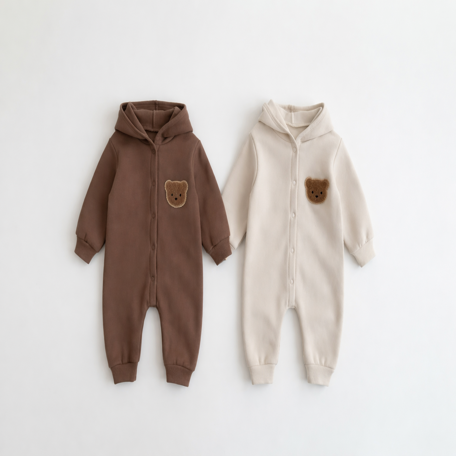 Baby Hooded Bear Onesie | Infants - Children