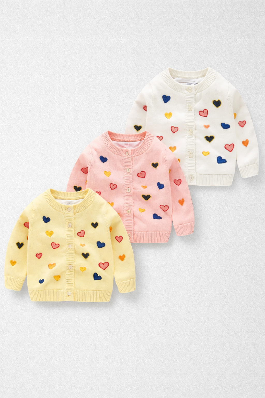 Babies Double Jacquard Knit Cardigan | 3-24 Months