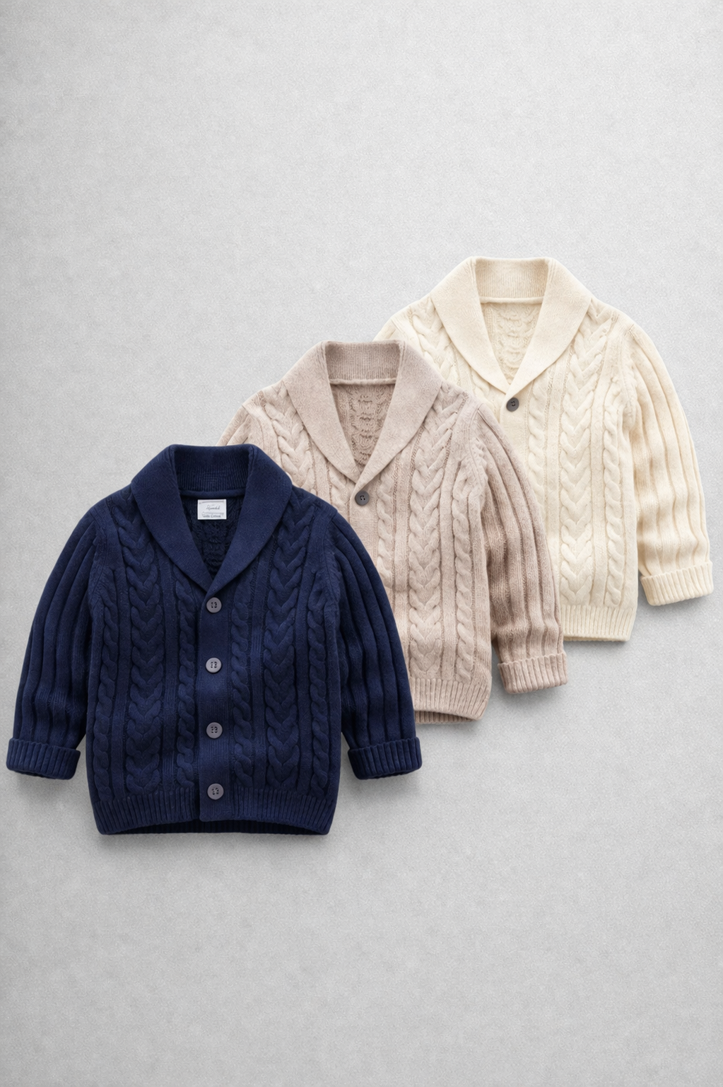Babies 100% Cotton Cable-Knit Cardigan | Infants - Toddlers