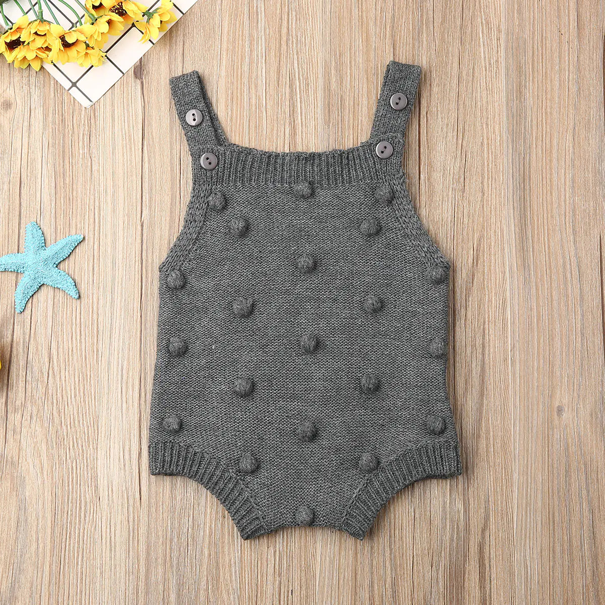 Dark Grey Romper